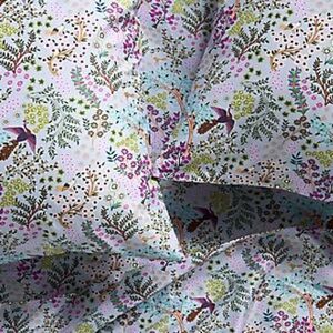 Anthropologie Organic Cotton Sateen Printed Sheet Set